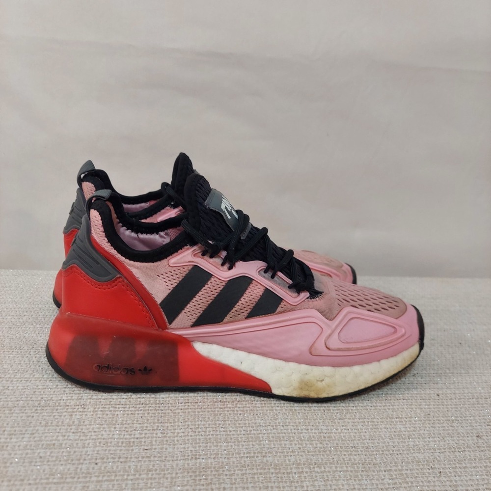 Adidas Originals Ninja ZX 2K Boost Shoes Kids Pink‎ Size 5.5 US